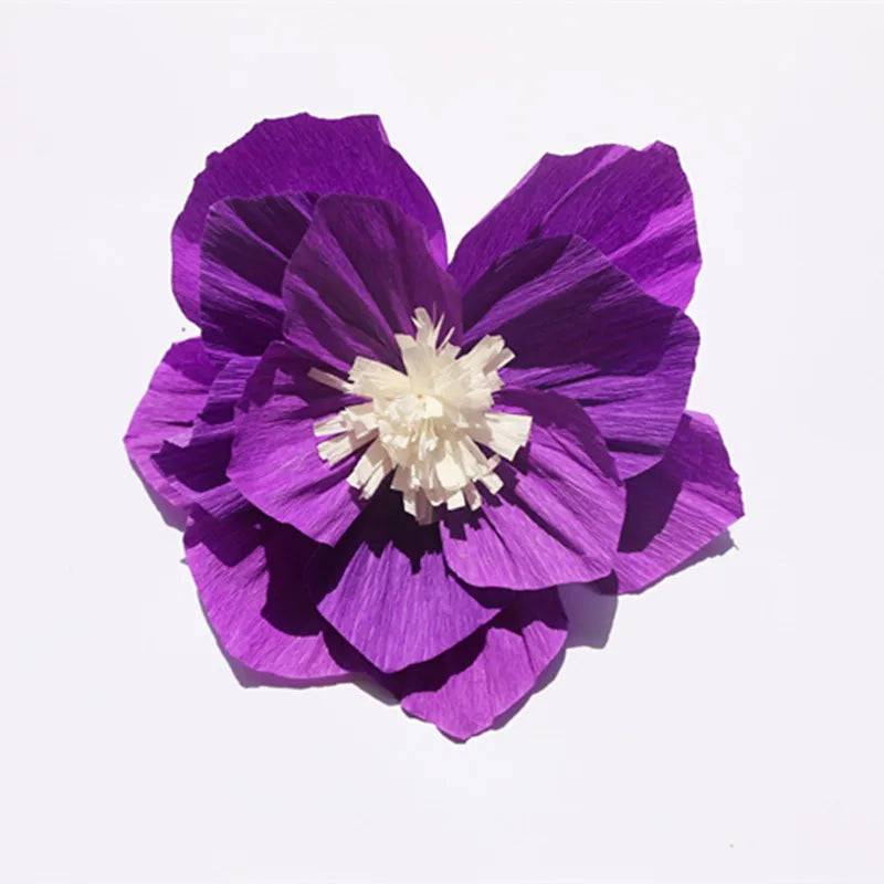 1 Wedding party, party background paper flower decoration supplies large peony leaf tape DIY hanging paper flower ball