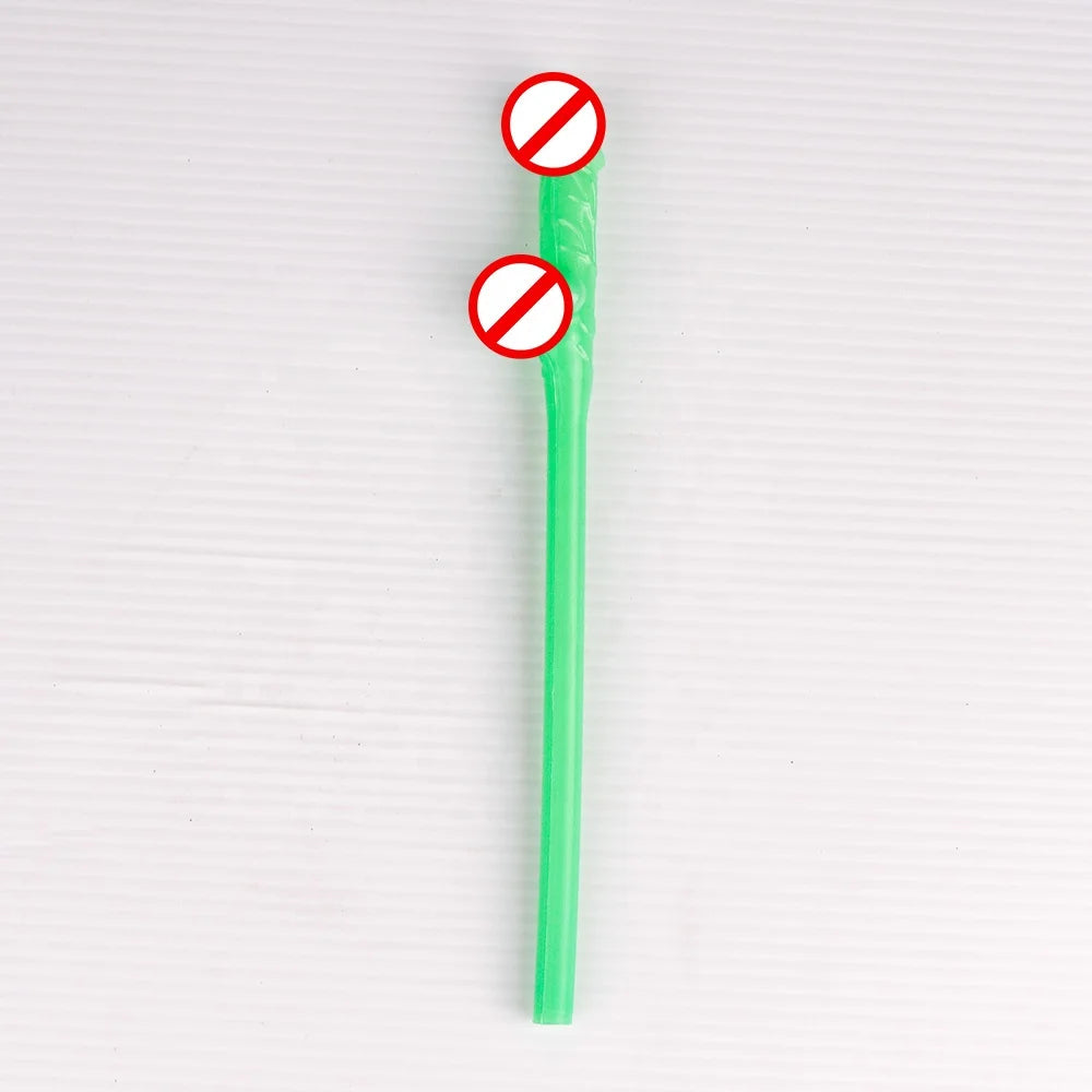 Bachelor Party 1 Wholesale Colorful Bachelor Party Rose Gold Drinking Penis Straw Various Colors 30cm Penis Shaped Girls Night Drinking Straw