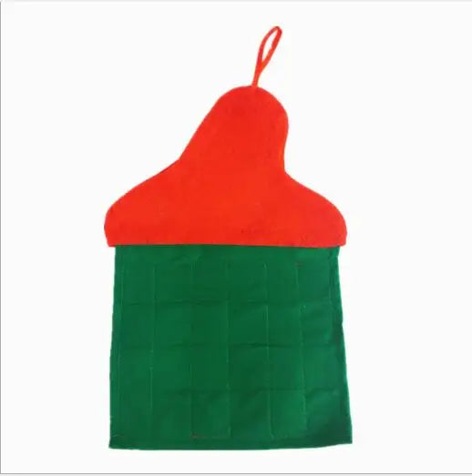 Christmas Ornament Supplies Santa Claus Christmas 3D Hanging Advent Calendar 2021 Reusable Countdown Christmas Felt Santa Claus Calendar