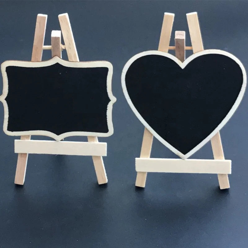 Wooden Crafts, Wedding Place Card Name Blackboard Table Number Location Card Message Board Signage Mini Wooden Blackboard