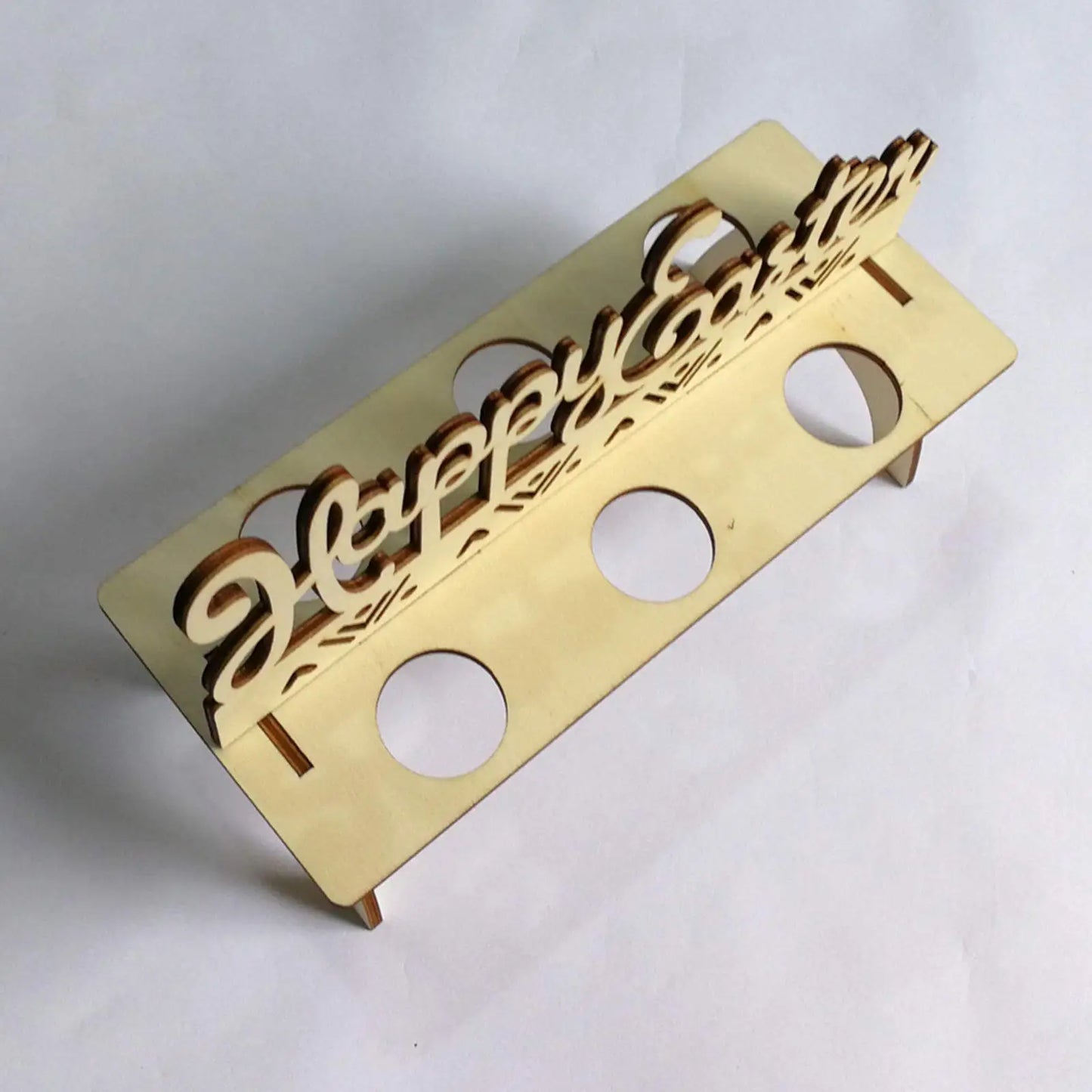 Easter and Thanksgiving 3 Egg Holders Household Egg Holders Easter Accessories Holiday Holders Easter Holiday Supplies Decorative Wooden Egg Holders