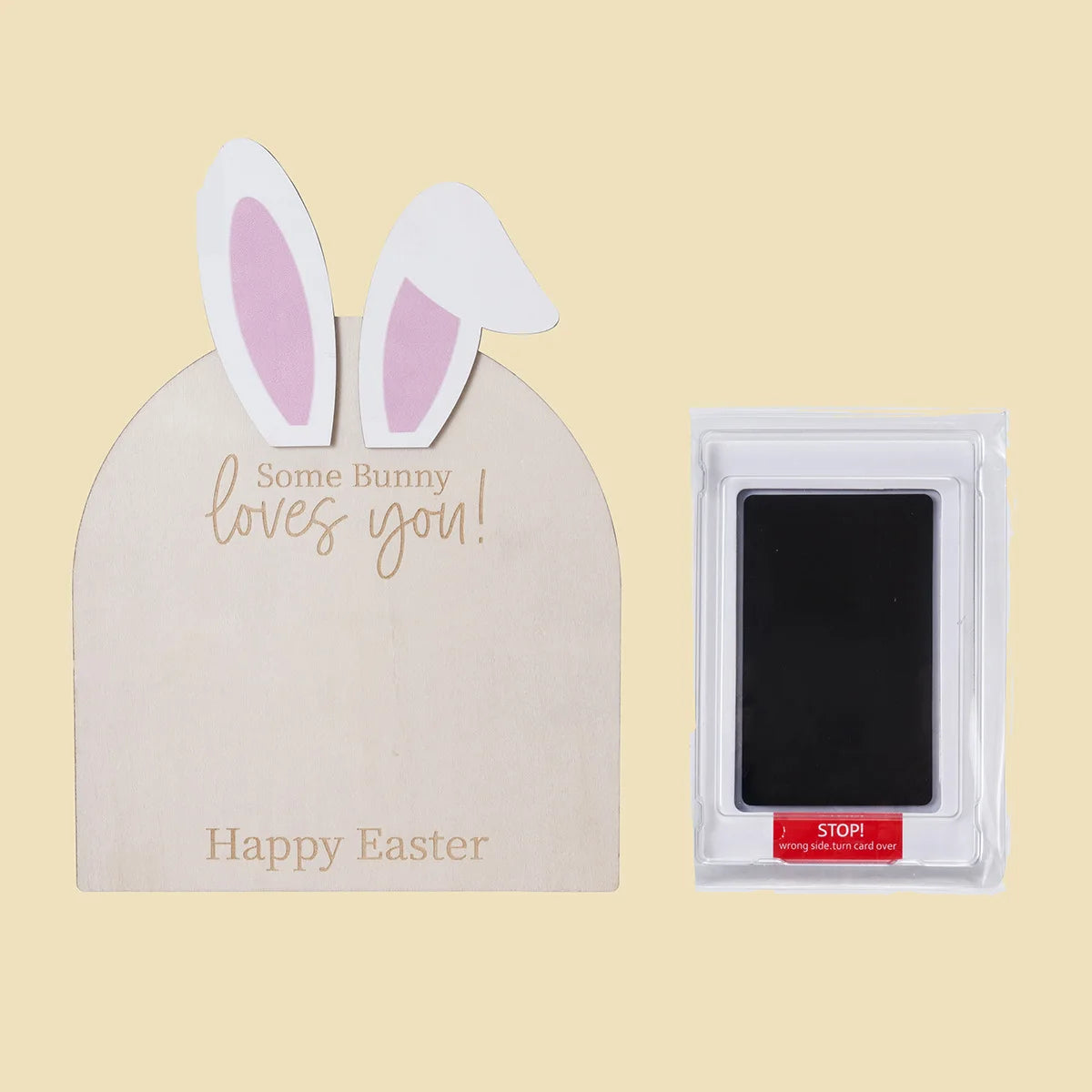 Easter and Thanksgiving 3 Personalize My First Easter Sign Baby Souvenirs Baby Footprints Easter Decoration Souvenirs Custom Baby Names First Easter Sign