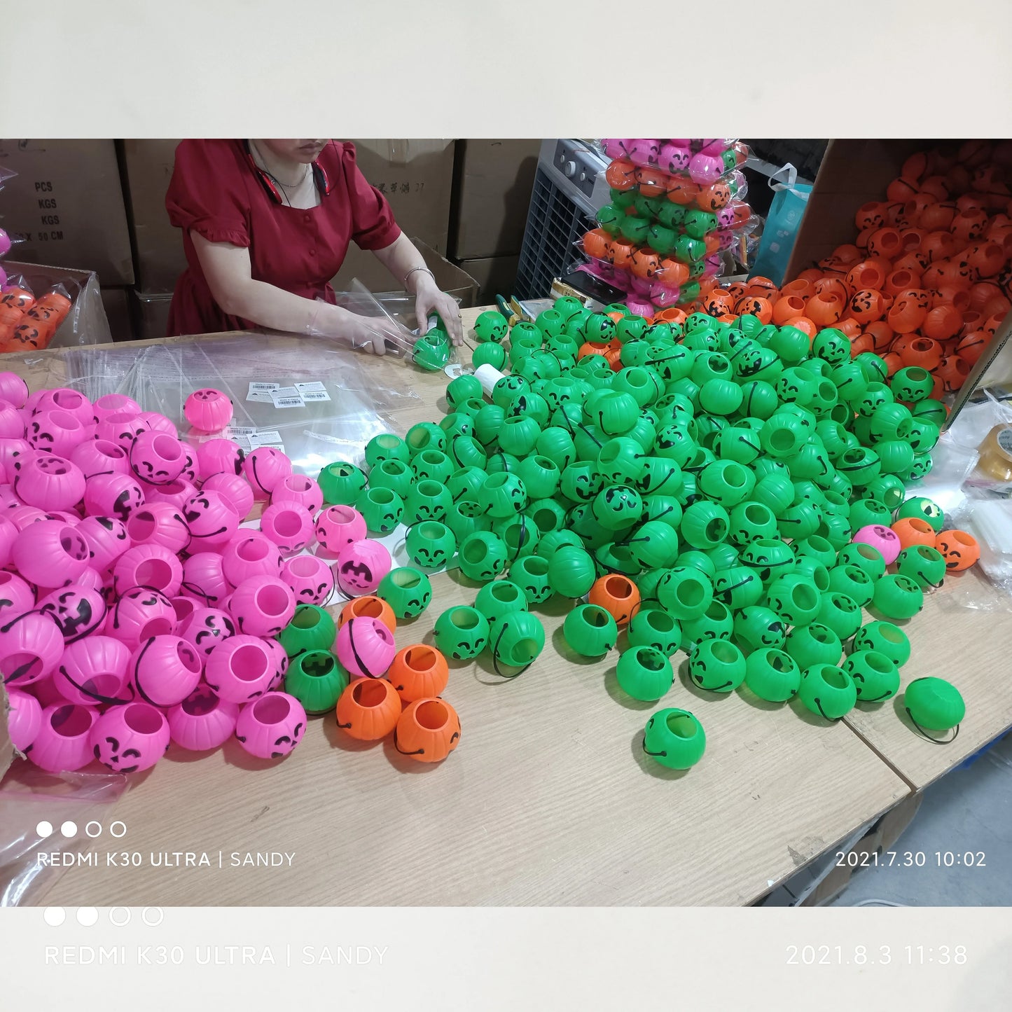 Halloween & Death Day Pumpkin Mini Bucket Halloween 12pcs Mini Plastic Candy Jar Container Kettle Party Love Fancy Trick or Treat Toys