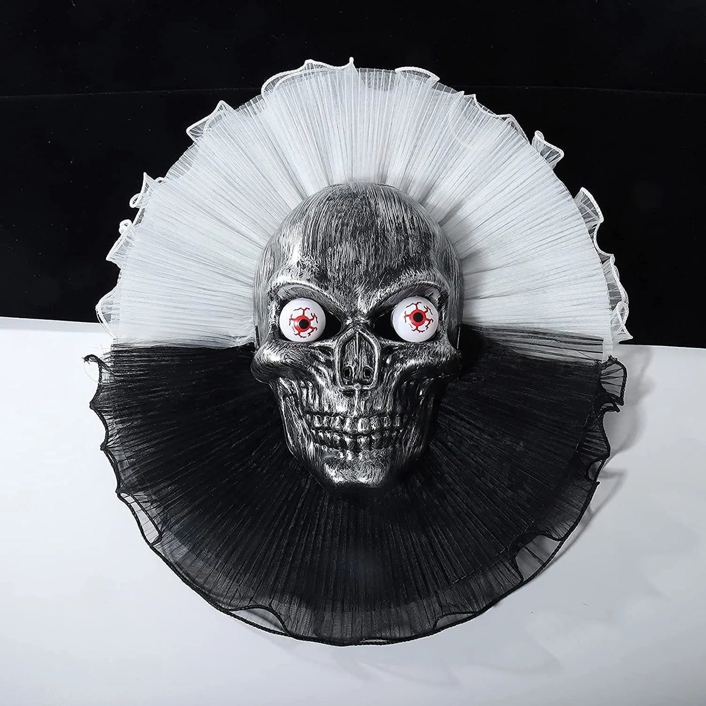 Halloween & Day of the Dead New Door Horror Hanging Wreath Skull Haunted House Decoration Halloween Party Supplies