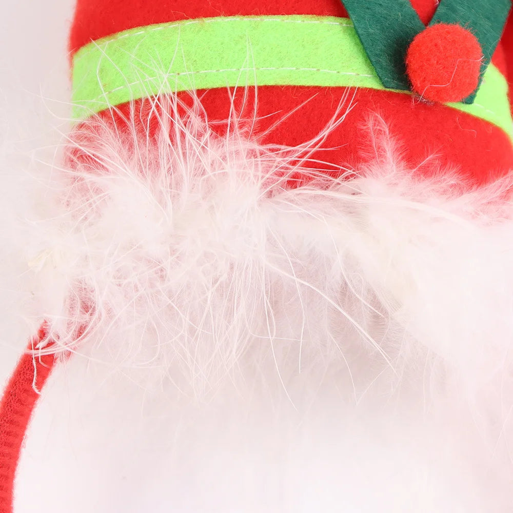 BSCI 2024 Hot Sale Fancy New Year Christmas Decorations Creative Party Photos Booth Elf Hat Christmas Headband