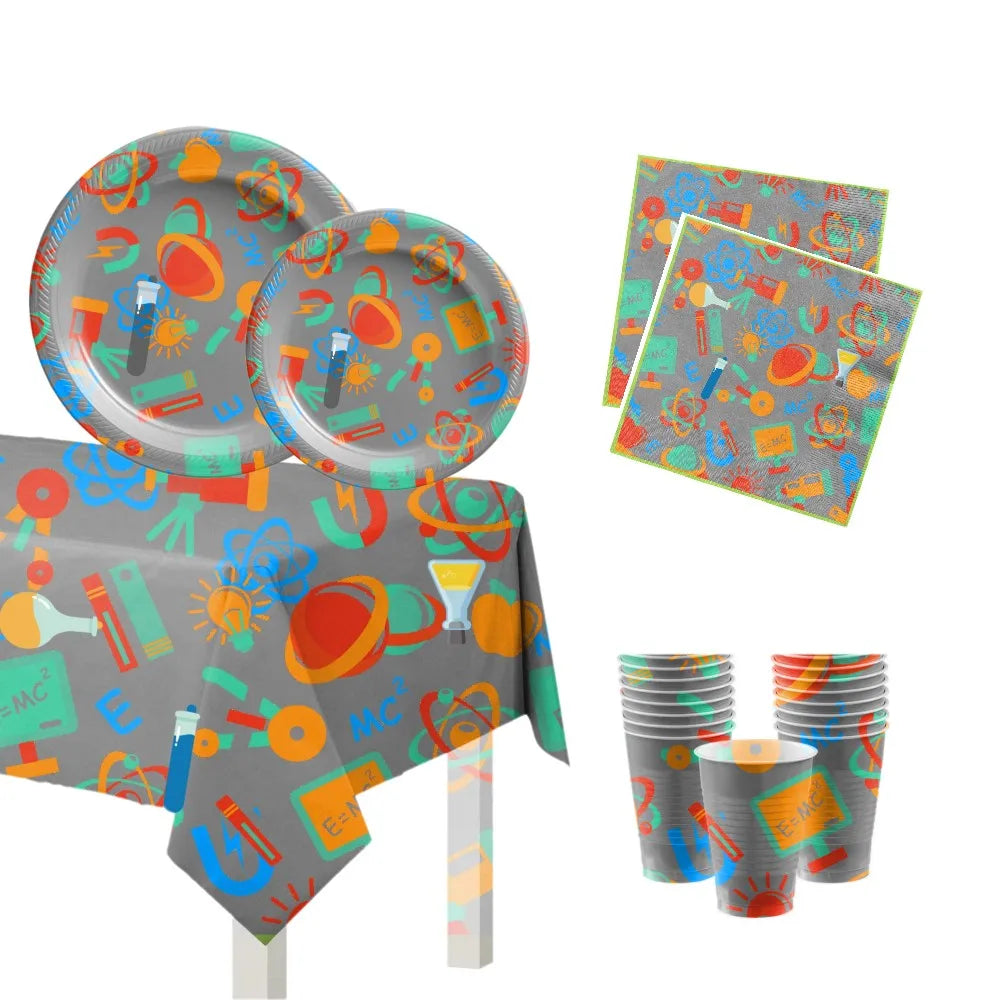 Birthday Party 2 Test Tube Banner Children's Birthday Party Mad Scientist Party Decorations Chemistry Lab Theme Support