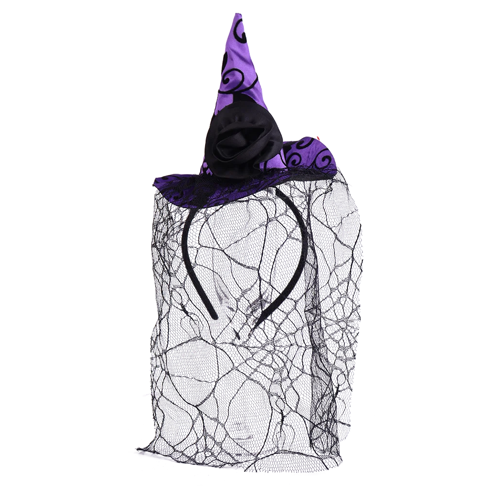 Halloween & Day of the Dead Witch Costume Headdress Witch Hat Halloween Costume Cosplay Party Witch Headdress