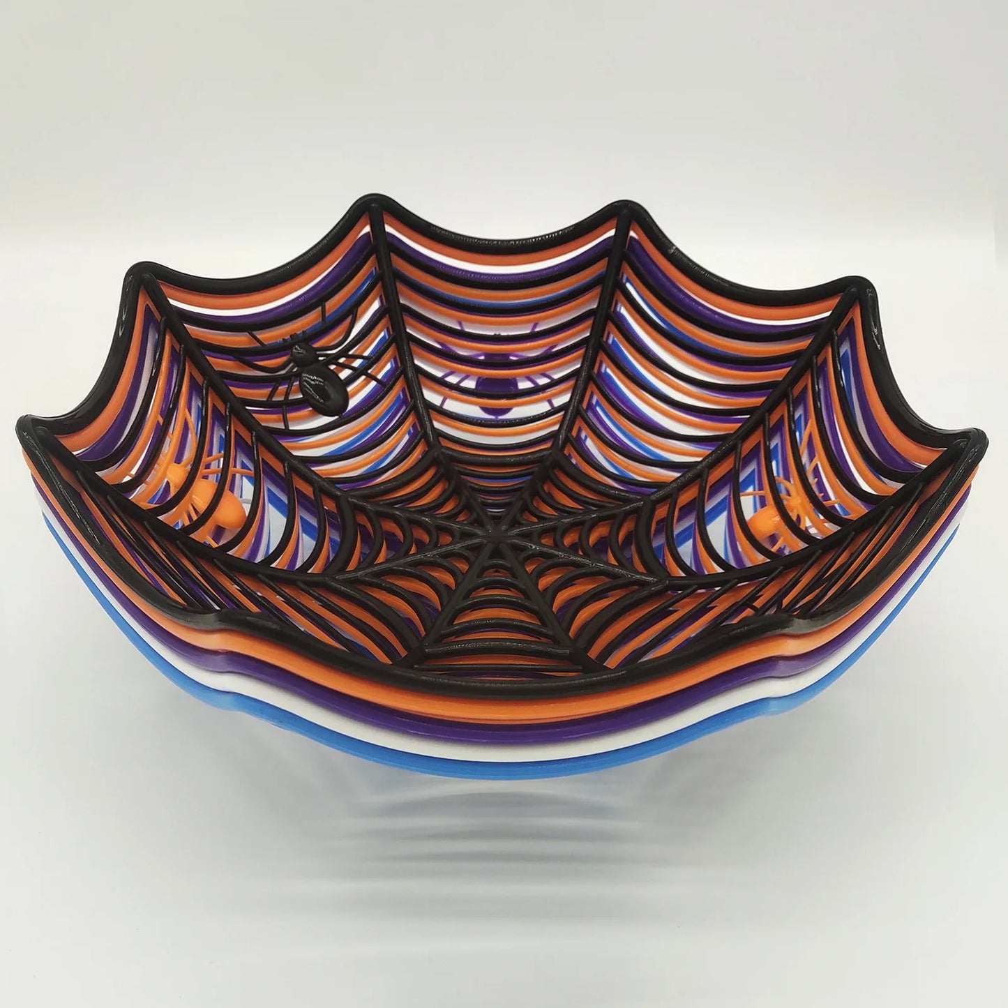 Halloween & Day of the Dead Storage Baskets Halloween Party Favors Plastic Hand Grab Candy Containers Spider Web Baskets Halloween Candy Rack Bowls