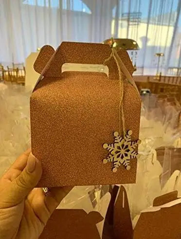 5 cm10pcs custom color creative pendant Christmas party gift children's toys Christmas plywood snowflake jewelry