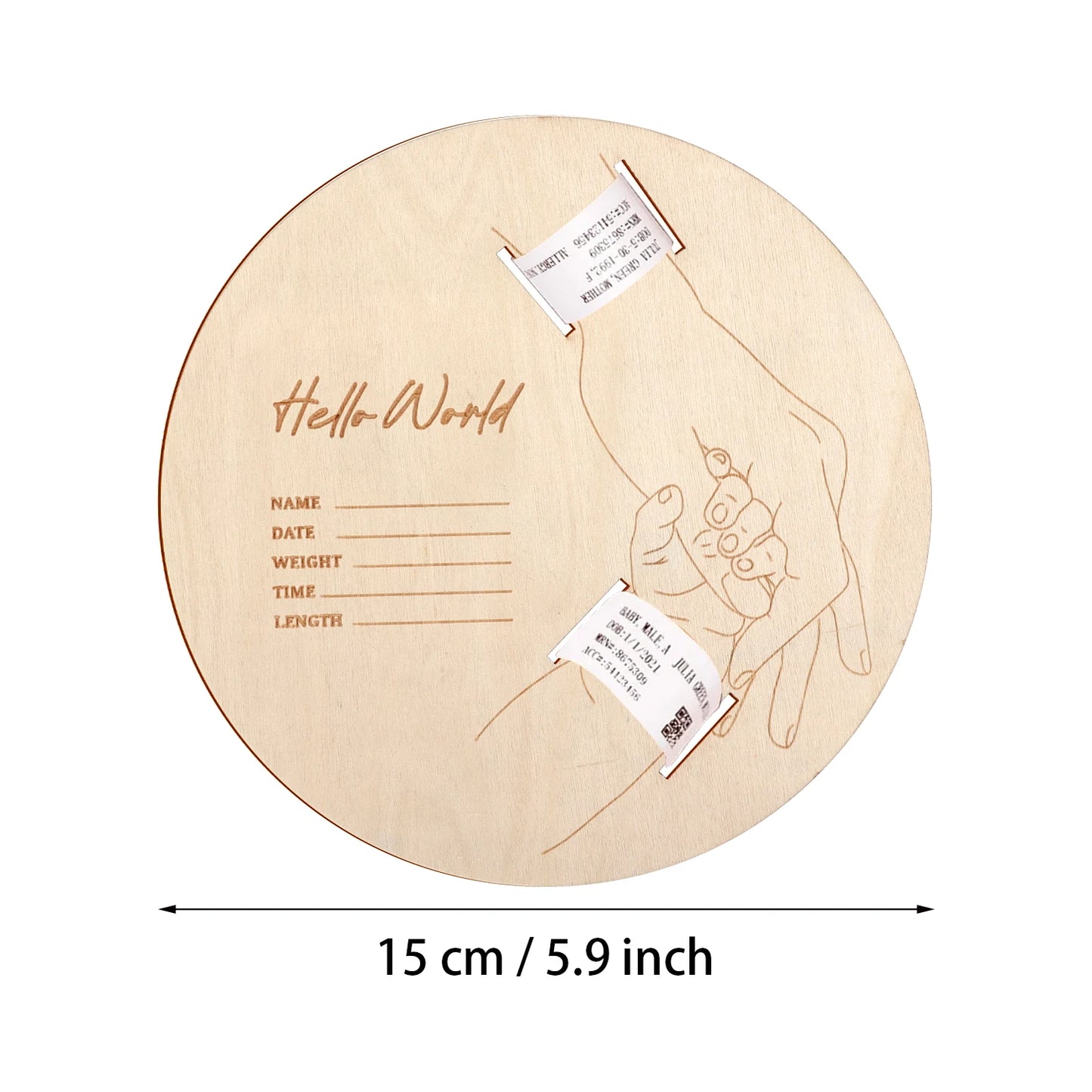 Halloween & Day of the Dead Custom Baby Gifts Newborn Birth Hospital Bracelets Wristband Holders Mother's Day Birthday Maternity Bracelets Souvenirs