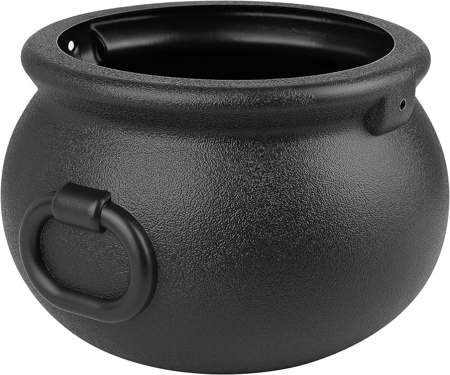 Halloween & Death Day 14cm Halloween Party Supplies Black Plastic Cauldrons Kettles Halloween Large Plastic Witch Cauldrons