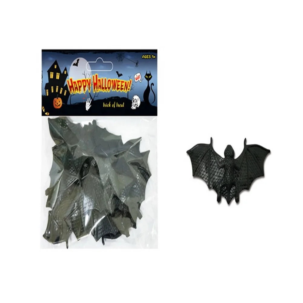 Halloween & Death Day Prank Toys Supply Reality Plastic Artificial Bat Black Ghost Bat
