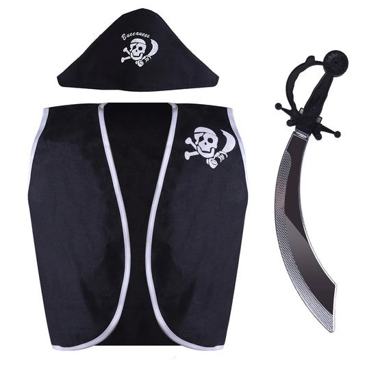 Halloween & Day of the Dead Pirate Costume Pirate Dress Up Pirate Costume Blindfold Costume