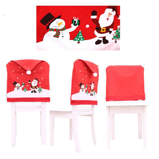 Wholesale Nonwoven Christmas Chair Cover Party Holiday Ceremony Ornaments Christmas Hat