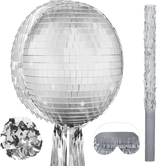 Festa de aniversário 2 Disco Party Piñata anos 80, 90 Patinação Pinata Espelho Bola de Discoteca Piñata Hip Hop Festa de Skate 