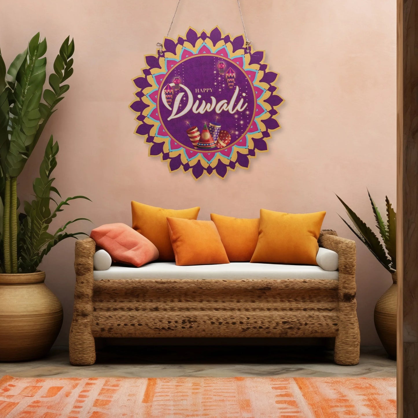 Halloween & Day of the Dead Diwali Party Decorations Door Pendants Middle Eastern Atmosphere Creative Fireplace Mantel Sign