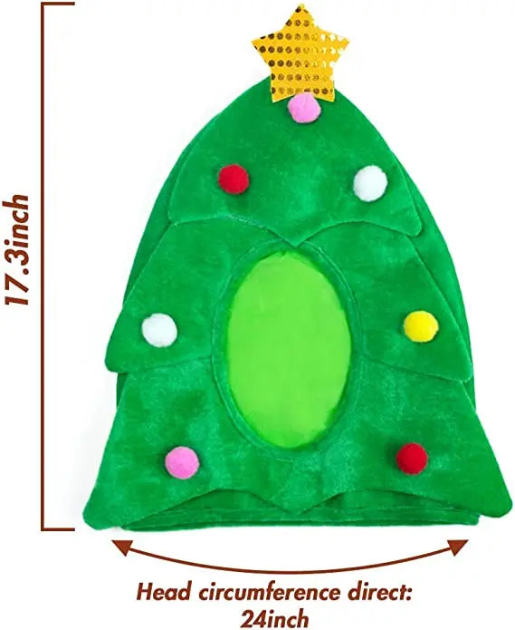 2023 Santa Claus Chimney Hat Fun Novelty Santa Claus Christmas Party Adult Children Christmas Tree Hat Novelty Gifts