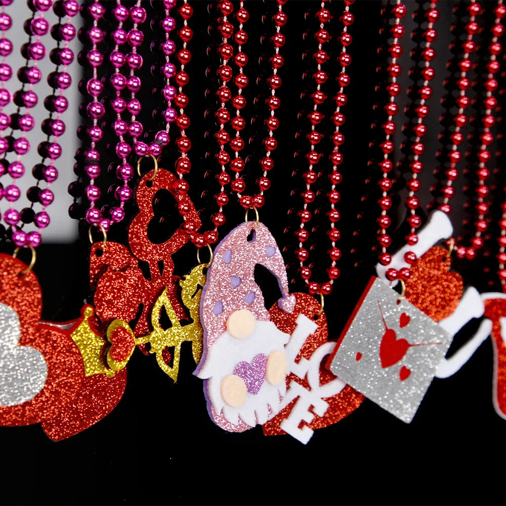 Wedding Party 0 Custom Bachelorette Party Bead Necklace Gifts Party Decorations Glitter Personalized Styling Bead Necklace