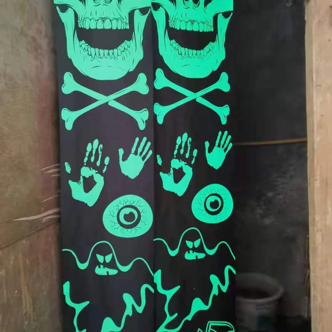 Halloween & Day of the Dead Glow in the Dark Halloween Decorations Flags Outdoor Polyester Trick or Treat Halloween Party Decorations