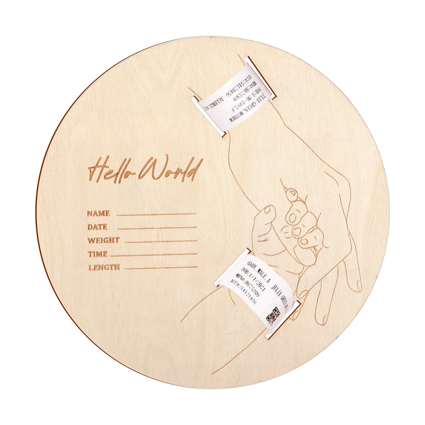 Halloween & Day of the Dead Custom Baby Gifts Newborn Birth Hospital Bracelets Wristband Holders Mother's Day Birthday Maternity Bracelets Souvenirs