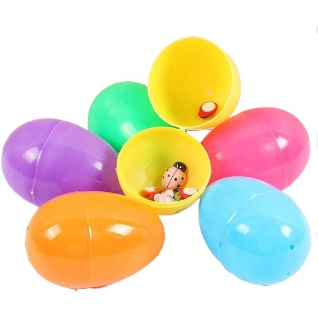 Easter and Thanksgiving 3 Factory Supply Quality Empty Plastic Easter Eggs Surprise Toys Decorative Easter Eggs