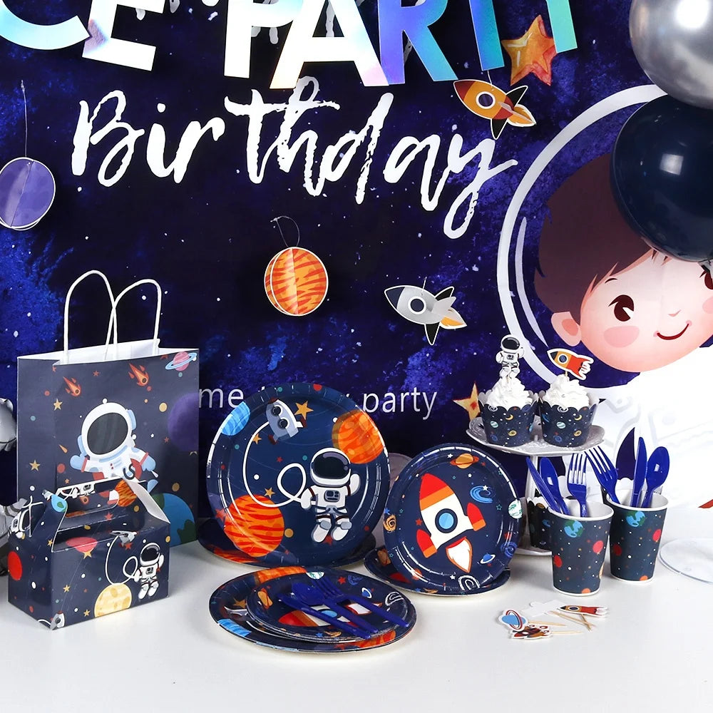 Birthday Party 2 Space Kids Birthday Party Supplies Planet Themed Party Supplies Party Gifts Kids Birthday Set
