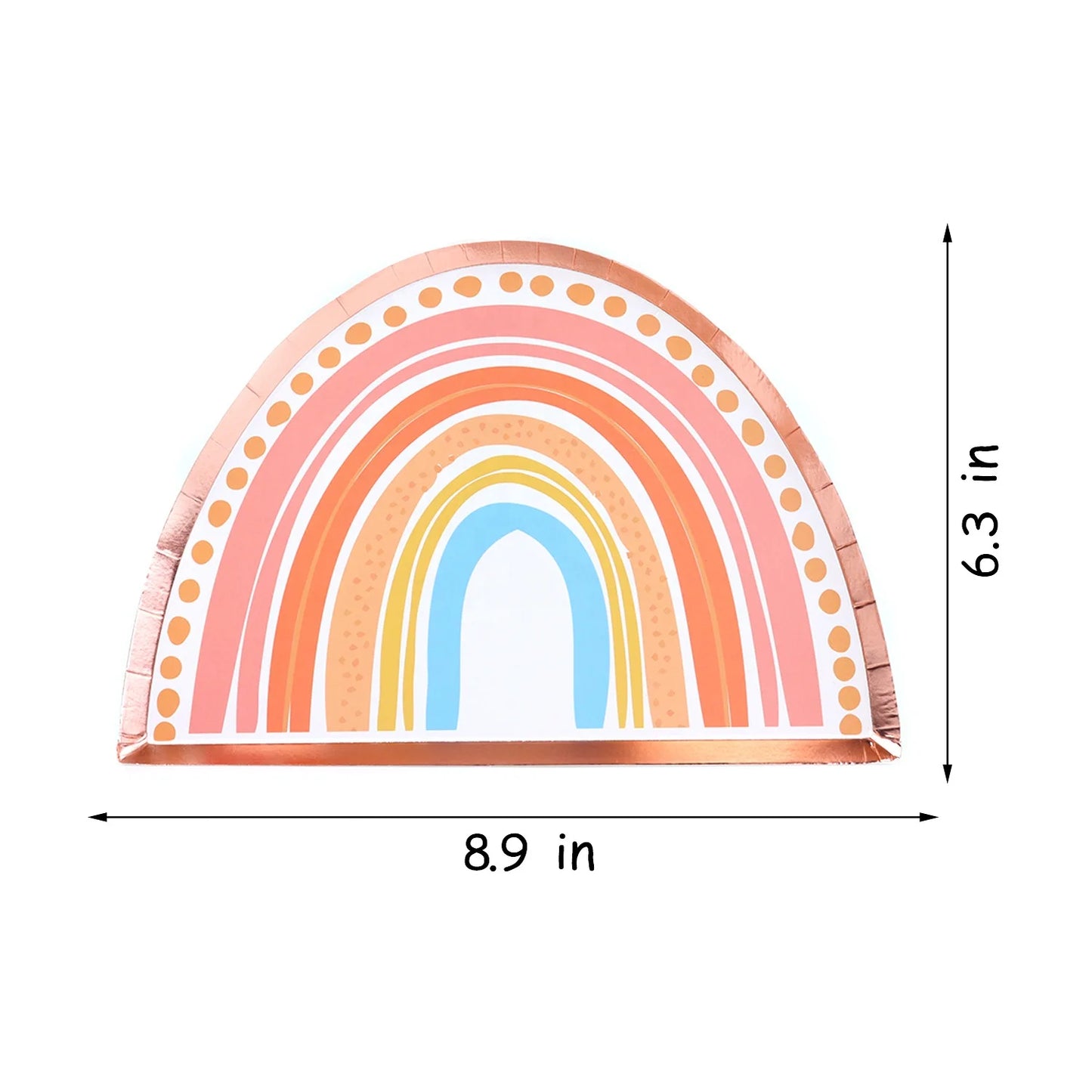 Birthday Party 2 Bohemian Rainbow Birthday Party Decorations Supplies 12 Guests Bohemian Rainbow Paper Plate