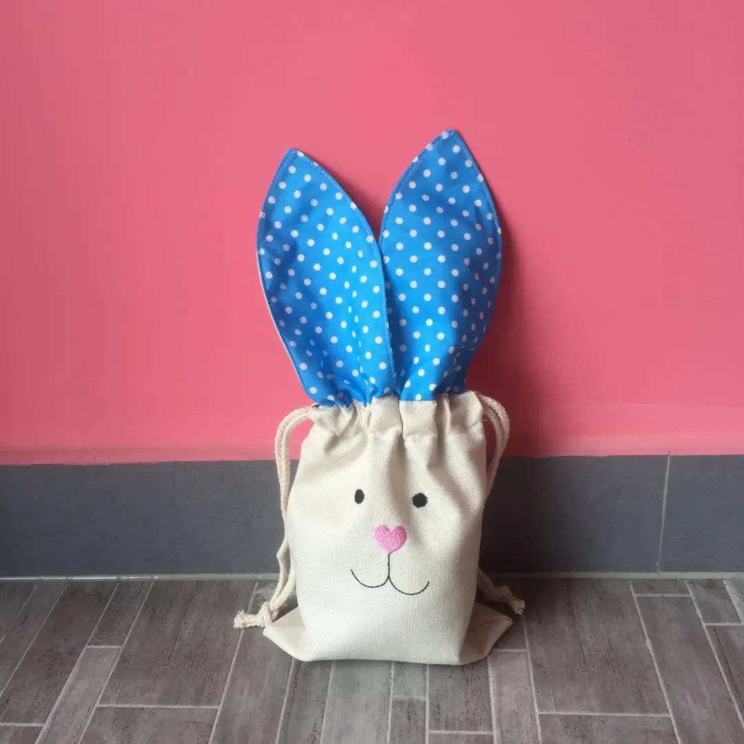 Easter and Thanksgiving 3 DIY Pull-Up Fine Linen Easter Ear Free Party Deals Gift Bags Kids Egg Hunt Stuffed Baskets