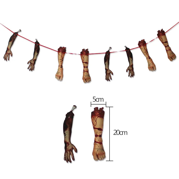 Halloween & Day of the Dead Halloween Themed Party Ornaments Various Styles Horror Paper Pendants Decorative Banners