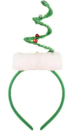 BSCI Pop 2024 High Quality Christmas St. Patrick's Day Party Beautiful Confetti Christmas Tree Gift Box Spring Headband