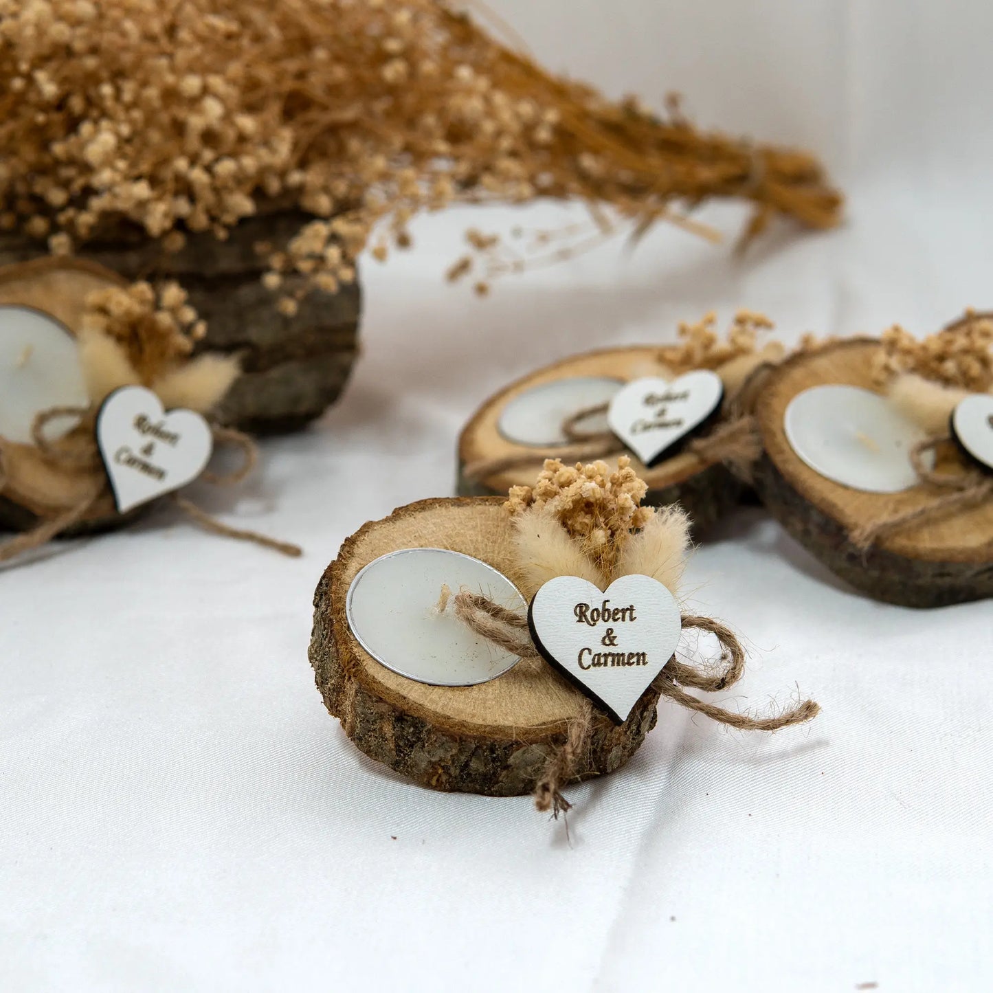 1 Wedding party personalized bulk wedding gift DIY wooden tea lamp candlestick guest country bridal shower wedding gift new