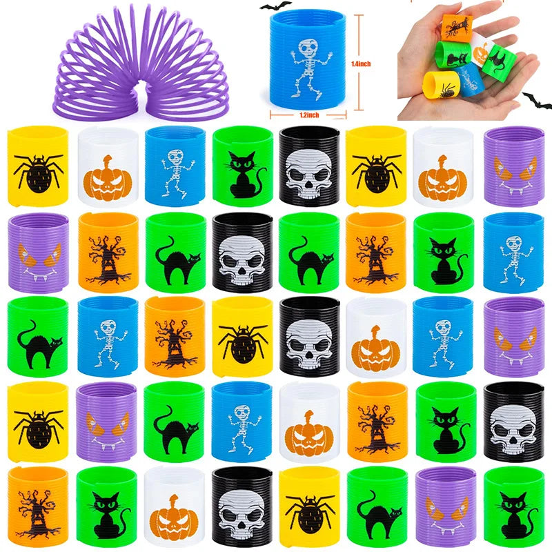 Birthday Party 2 Halloween Decoration Party Favorite Children's Toys Halloween Skull Pumpkin Spider Novelty Glasses Halloween Custom Toy Set