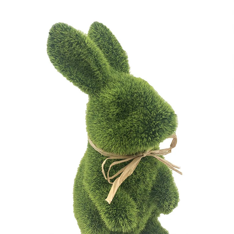 Páscoa e Ação de Graças 3 Enfeites de Coelho Flocando Artesanato em Resina Coelho da Páscoa 