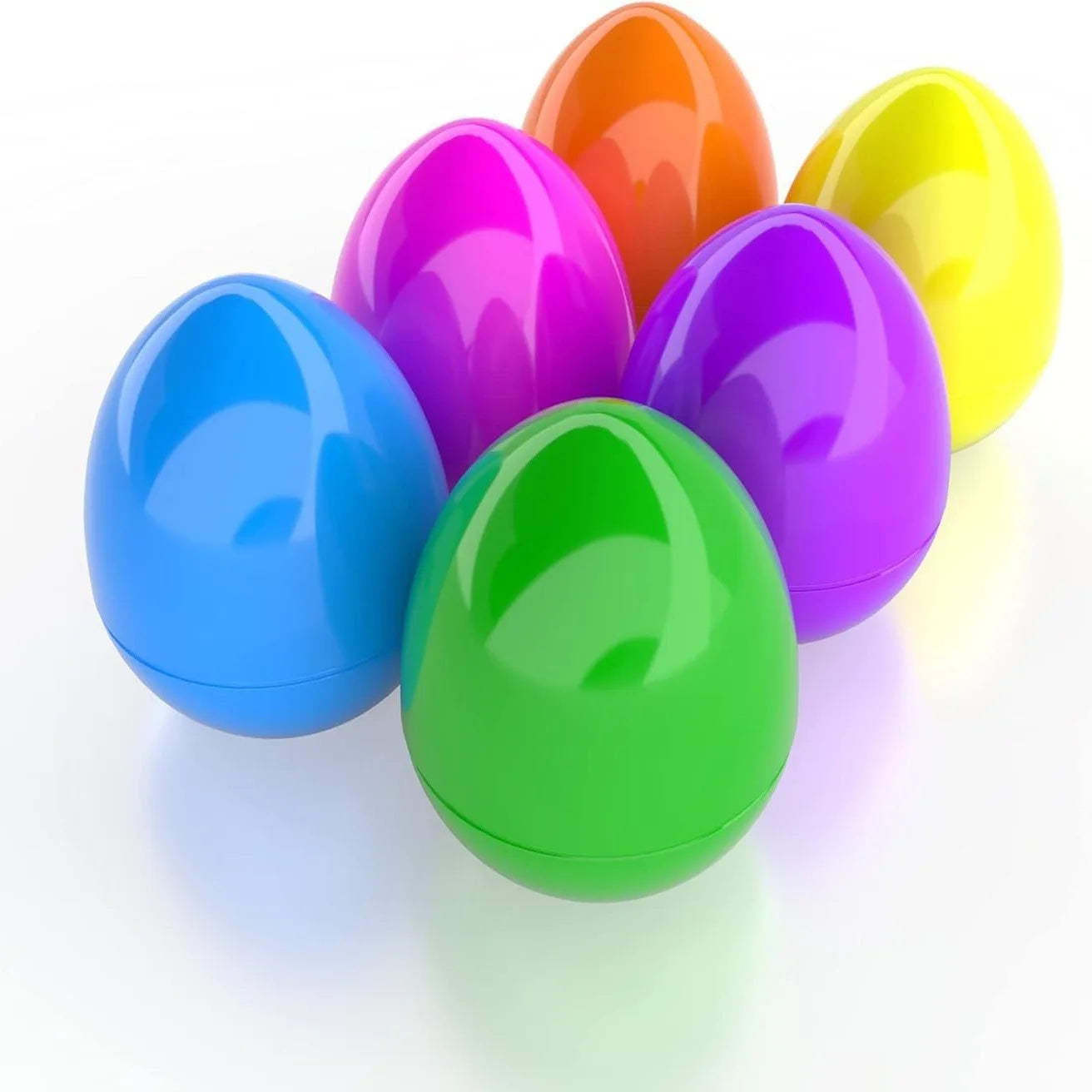 Easter and Thanksgiving 3 Giant Filled Easter Eggs Empty Large Plastic Colored Bright Easter Egg Hunting Easter Egg Hunting