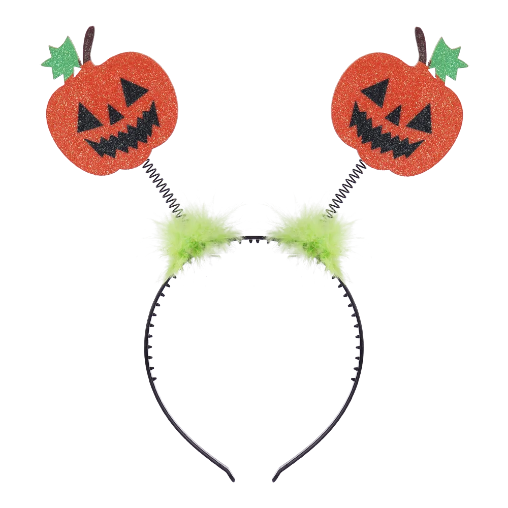 Halloween & Day of the Dead Headband Cute Pumpkin Headband Cosplay Headwear Adult Kids Costume Accessories