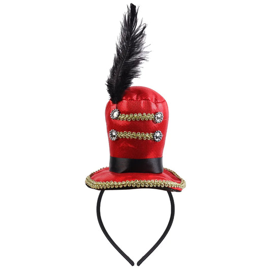 Halloween & Day of the Dead New Halloween Decorative Hat Circus Mini Top Hat Headband Costume Hat Headband Halloween Costume Party Cosplay