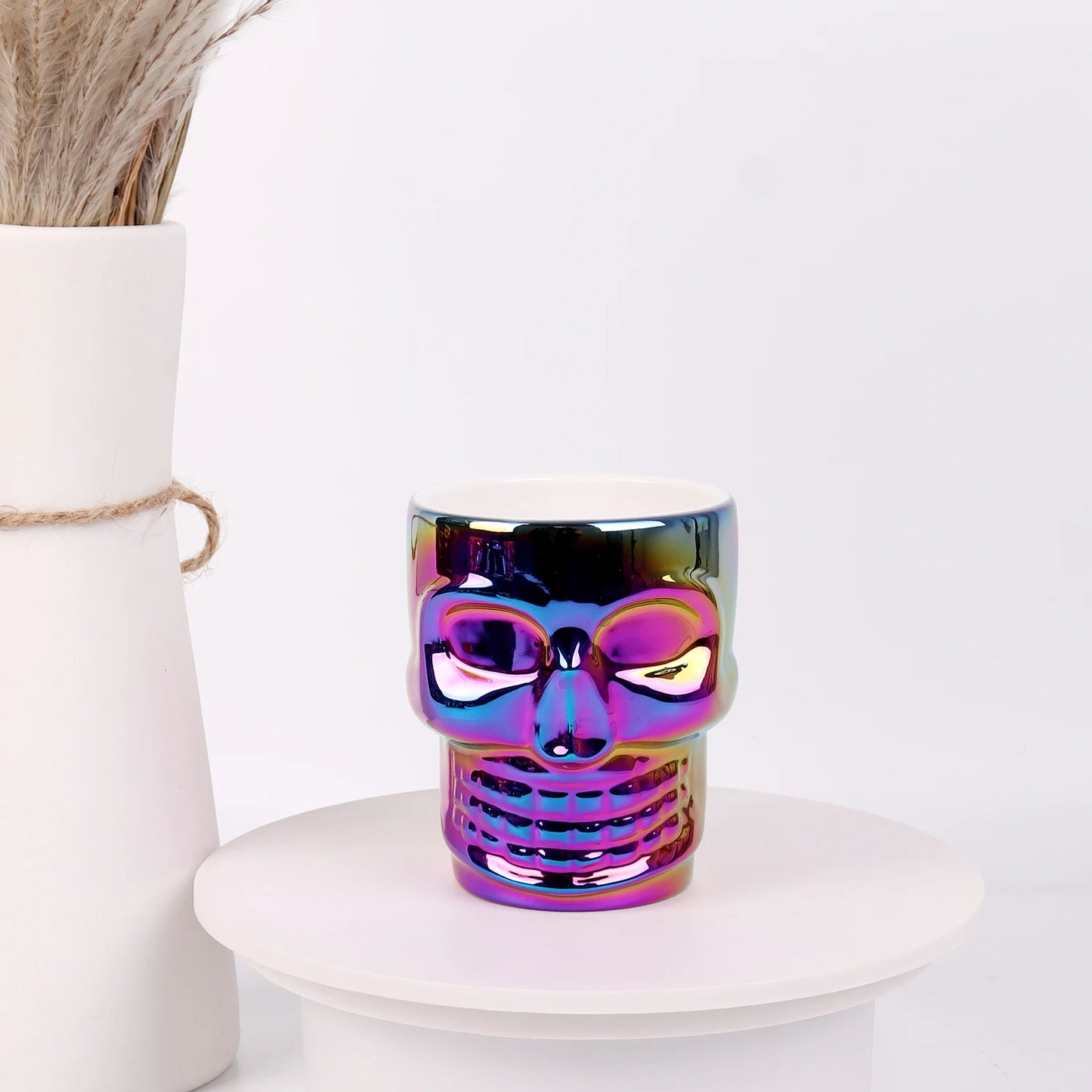 New coffee cup released white porcelain ceramic teacup ghost evil pampkin halloween gift sublimated milk coffee cup custom mug gift
