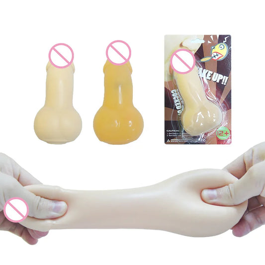Bachelorette Party 1 Wholesale Party Favors Realistic Rubber Plastic Penis Squeezed Penis Pressure Relief Ball Anti-Pressure Novelty Gifts