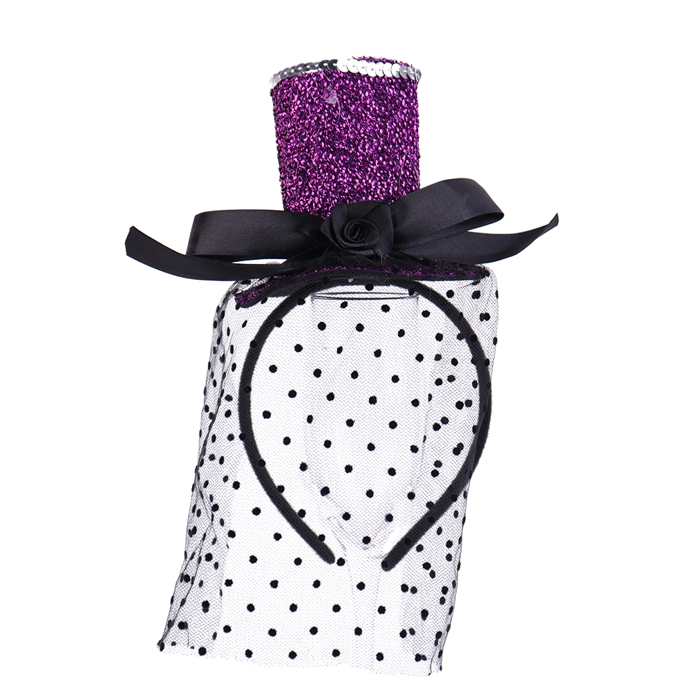 Halloween & Day of the Dead Mini Top Hat Headband Carnival Headband Women's Sequin Headband Colored Hair Accessories