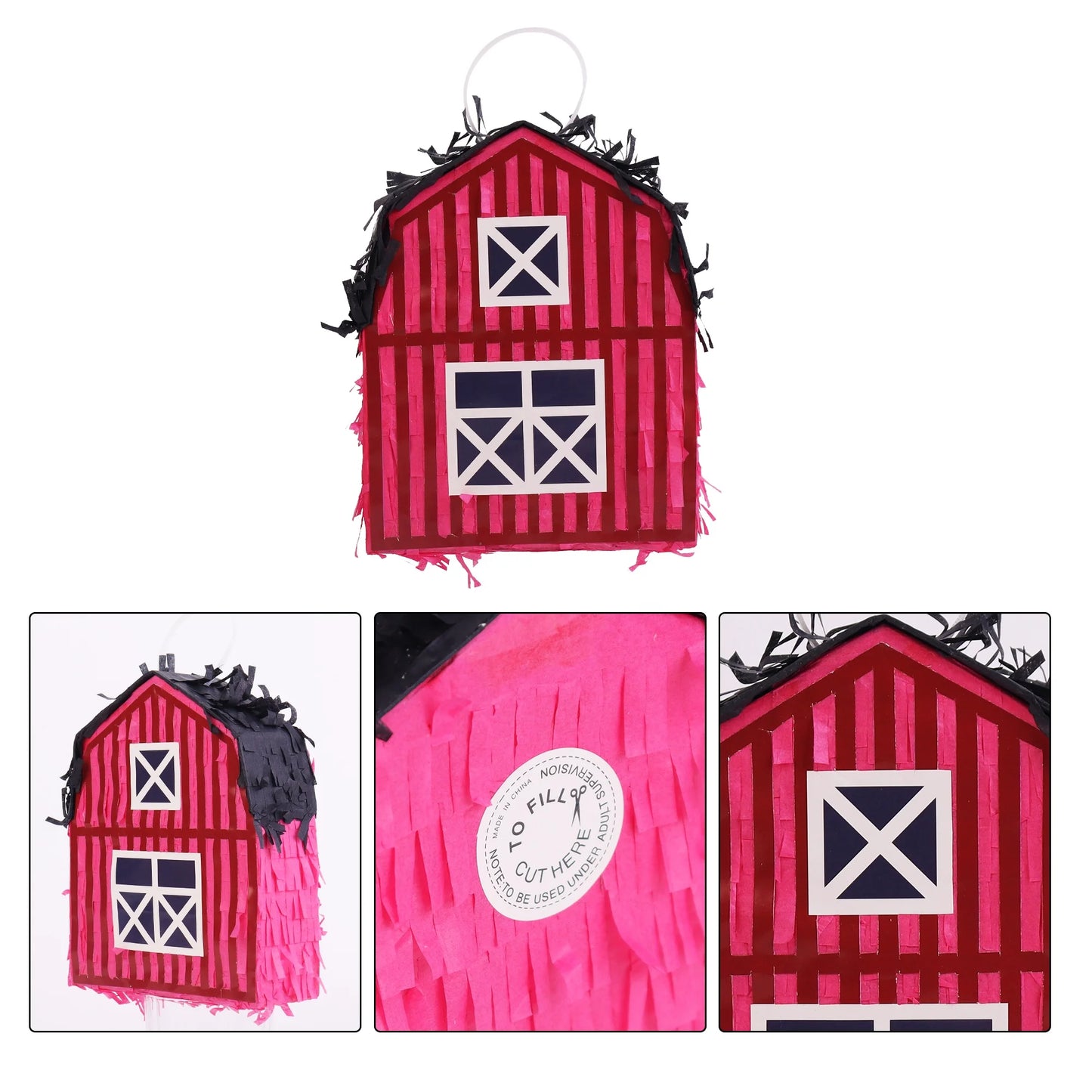 Birthday Party Farm Animal Birthday Multi-Farm Animal Birthday Decorations Farm Theme Horse Pig Chicken Sheep Mini Pinata