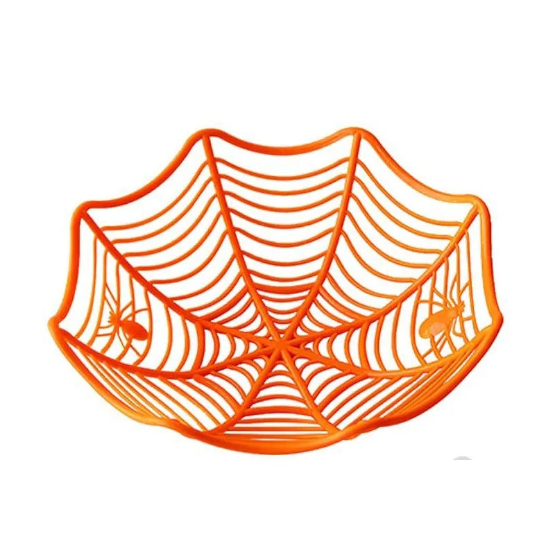 Halloween & Day of the Dead Storage Baskets Halloween Party Favors Plastic Hand Grab Candy Containers Spider Web Baskets Halloween Candy Rack Bowls