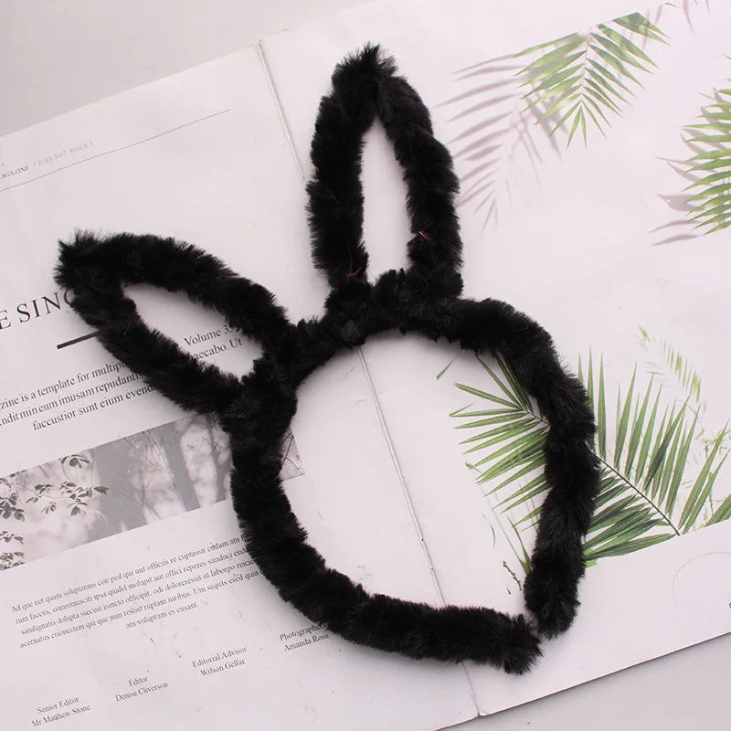 Easter and Thanksgiving 3 Cute Easter Bunny Ears Headband Bunny Cosplay Costume Accessories Easter Party Loves Soft Plush Bunny Ears Headband
