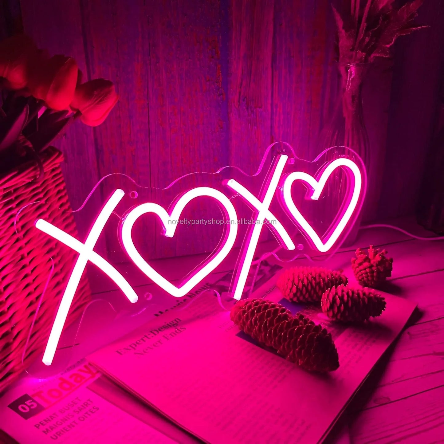 Wedding party 0 supplies XOXO neon custom neon love led light