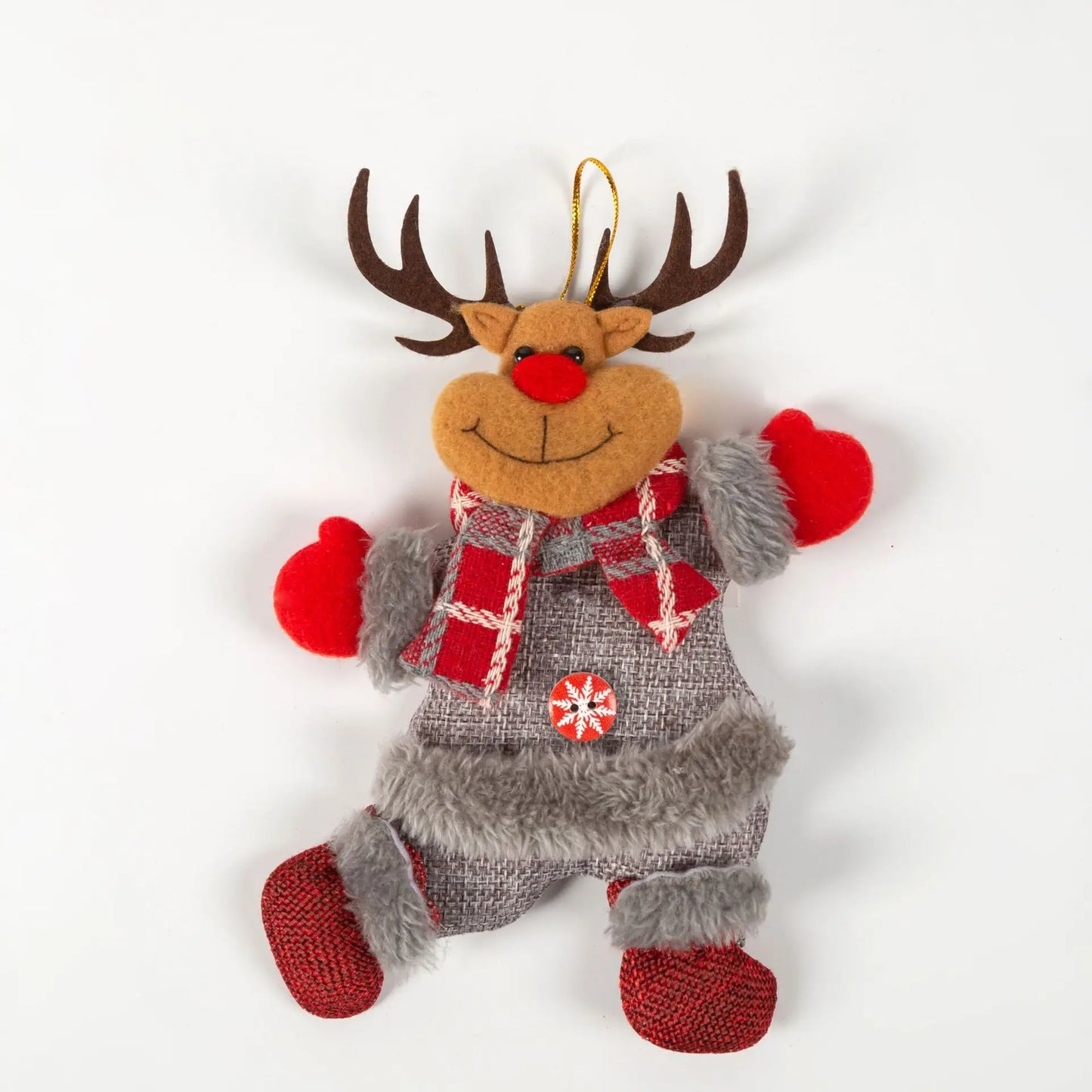 Christmas decoration eight dancing Christmas doll snowman deer bear rag doll Christmas pendant