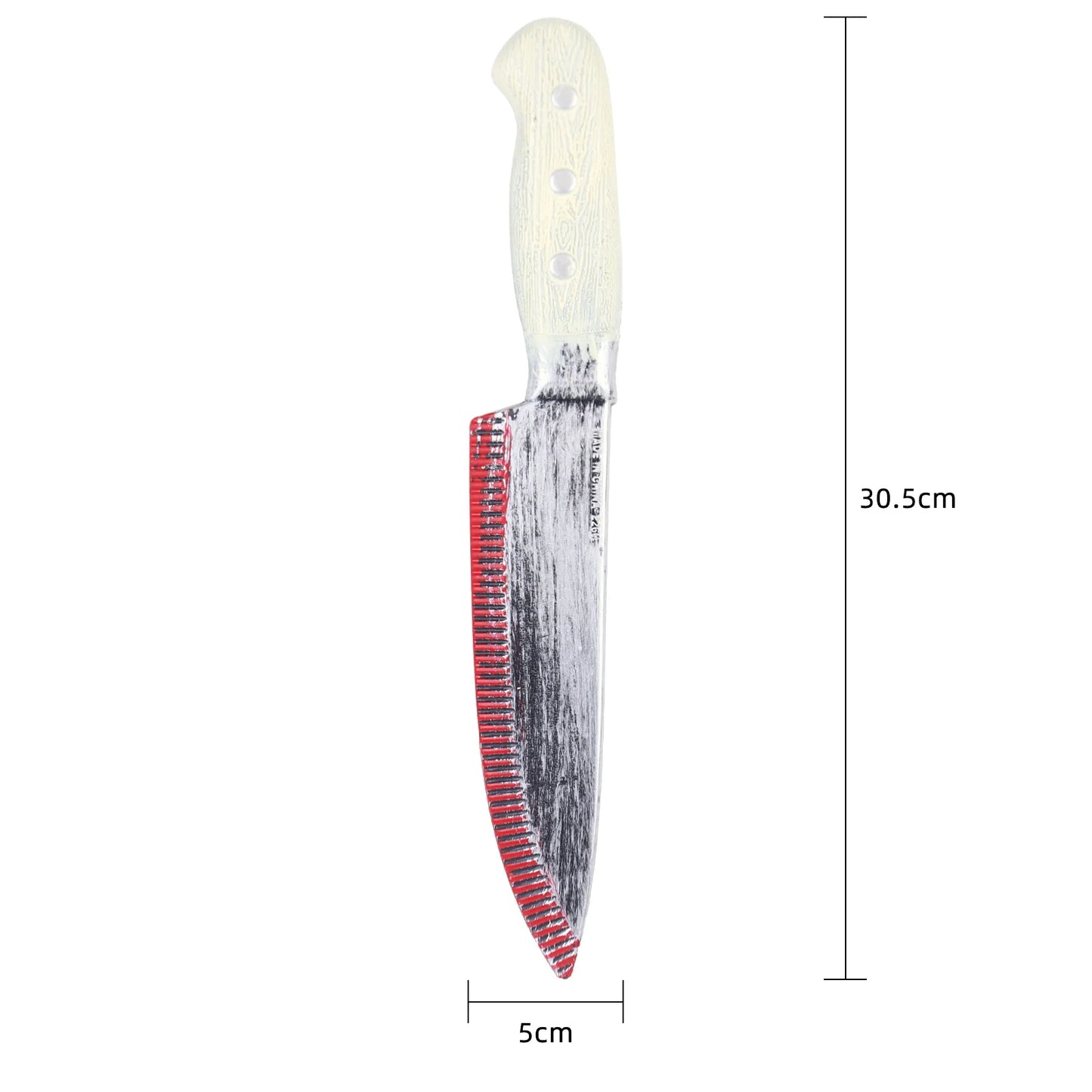 Halloween & Death Day 30.5 * 5cm Halloween Horror Party Props Halloween Fake Decoration Plastic Slasher Knife Realistic Halloween Sturdy Foam Dagger