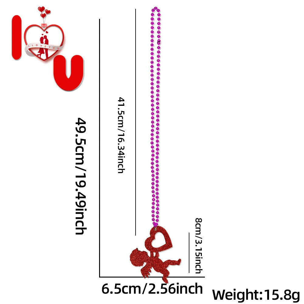 Wedding Party 0 Custom Bachelorette Party Bead Necklace Gifts Party Decorations Glitter Personalized Styling Bead Necklace