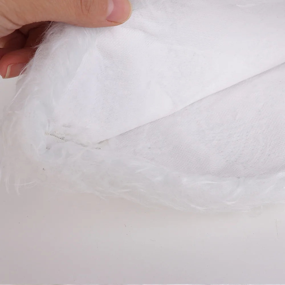 White Santa Snowflake Christmas Hat White Silver Sequin Snowflake Santa Hat