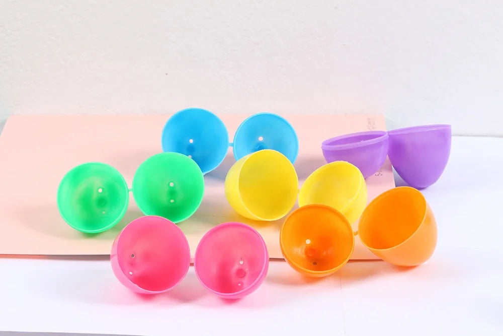 Easter and Thanksgiving 3 Factory Supply Quality Empty Plastic Easter Eggs Surprise Toys Decorative Easter Eggs