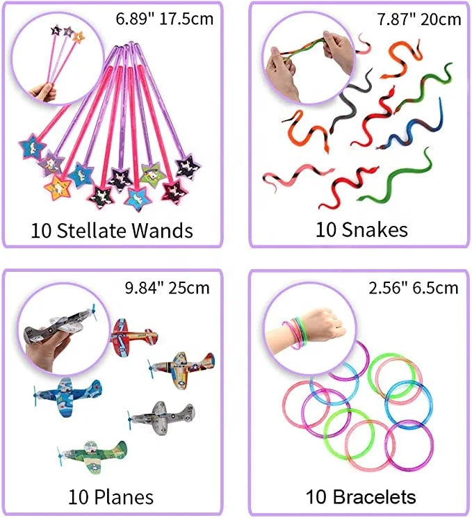 Birthday Party 2 Valentine's Day Small Toys Prizes Bulk Pinata Treasure Box Toy Classroom Prize Box Birthday Gift Bag Student Rewards