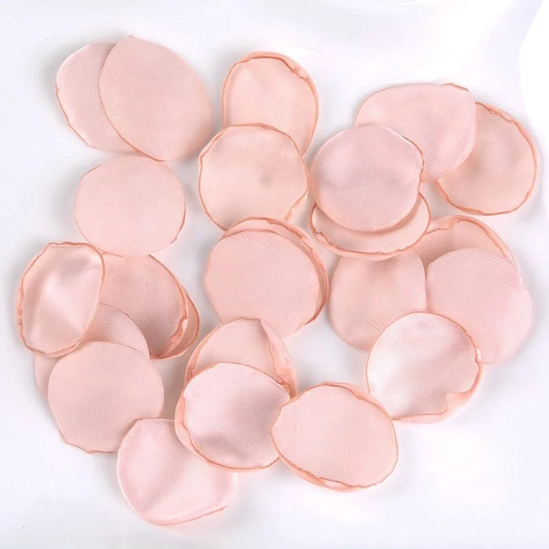1 wedding party 200 pieces silk rose petals wedding flower girl table center ornament aisle confetti bride is valentine's petal decoration
